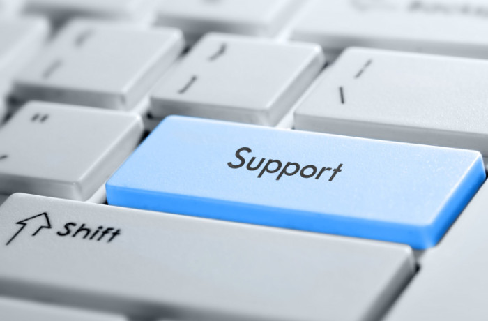 keyboard support button